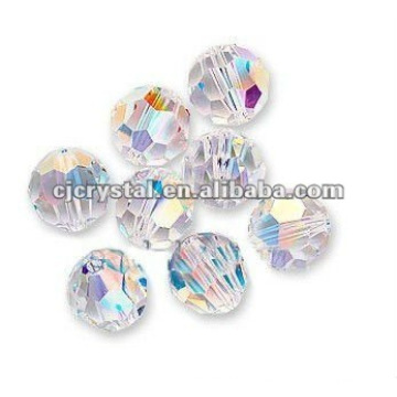 6MM Faceted Round Glass Beads,glass beads for chandelier